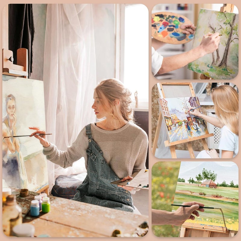 KINLINK 100PCS 9x12 Watercolor Paper Bulk, 140lb/300g Cold Press Thick Water Color Paper Pad for Child Adult, White Art Paper for Drawing Painting Markers Gouache, Textured Cotton Paper Sheets - Image 5